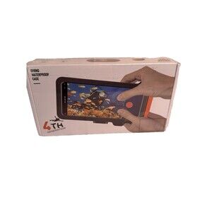 4th Generation Diving Waterproof Case for IPhone Yellow Black New in Box